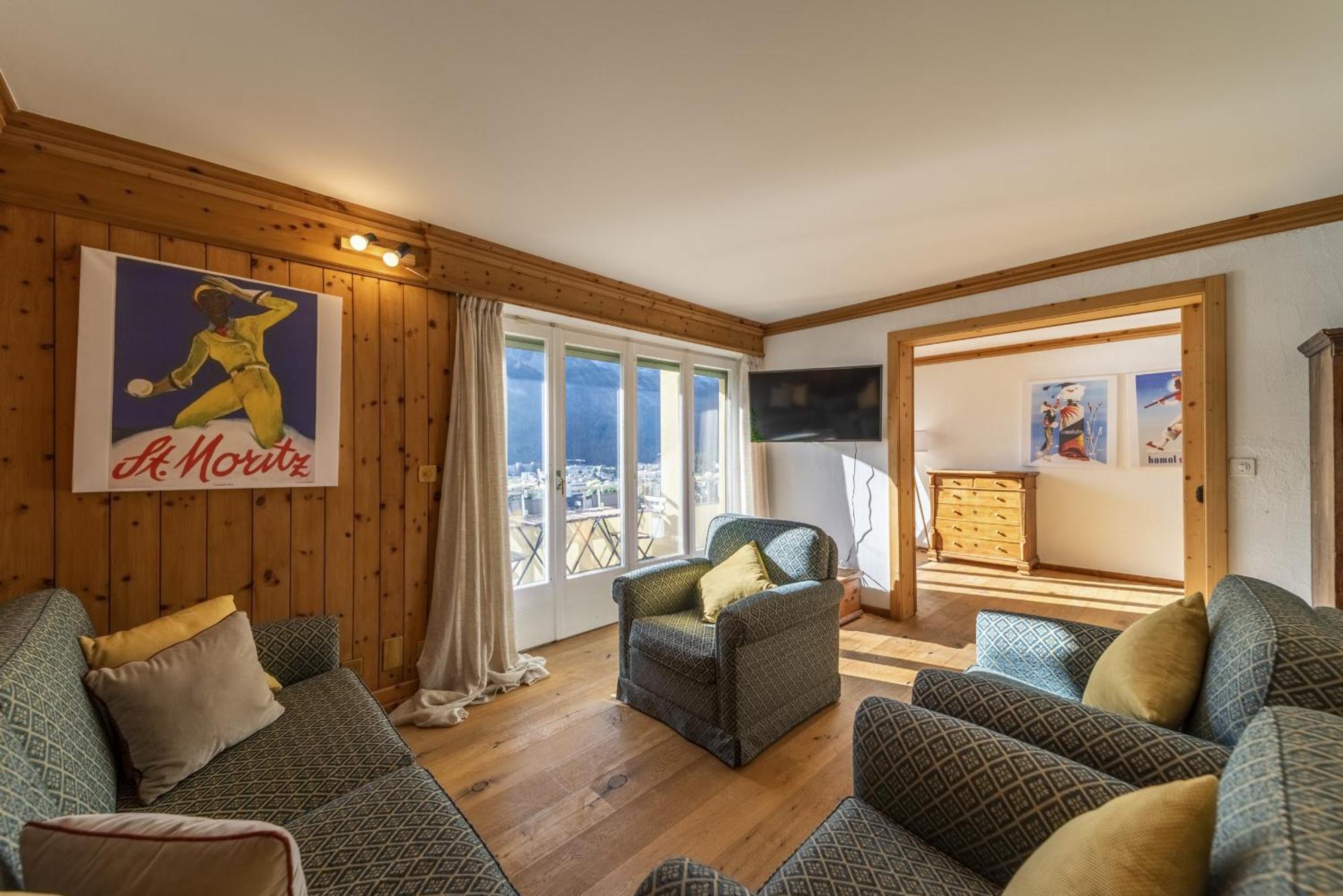 Chesa Bellavista - St. Moritz Appartement Buitenkant foto